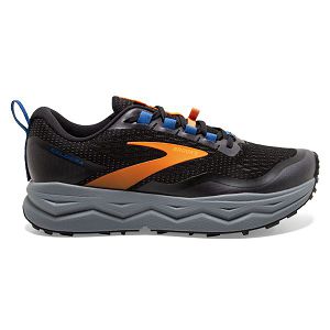 Brooks Caldera 5 Mens Trail Running Shoes Black/Yellow/Blue | USA-HTL716052